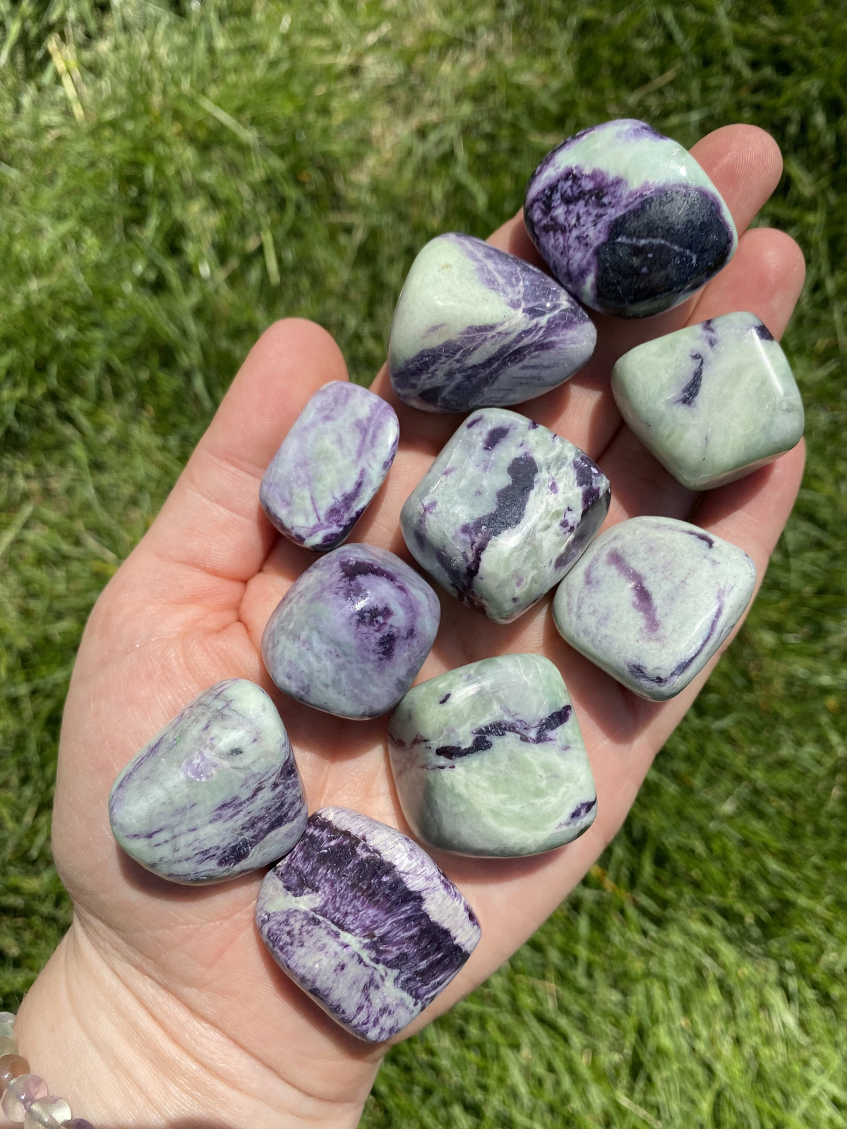 Kammererite Tumbled Stone – Natural Kammererite Crystal from Turkey, Rare Stone