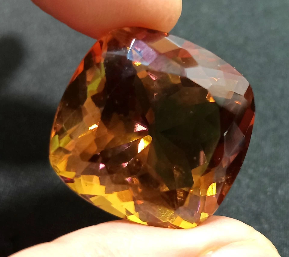 NATURAL Zultanite 7 Multi Color Change Loose Certified GEMSTONE Cushion 10 Ct+