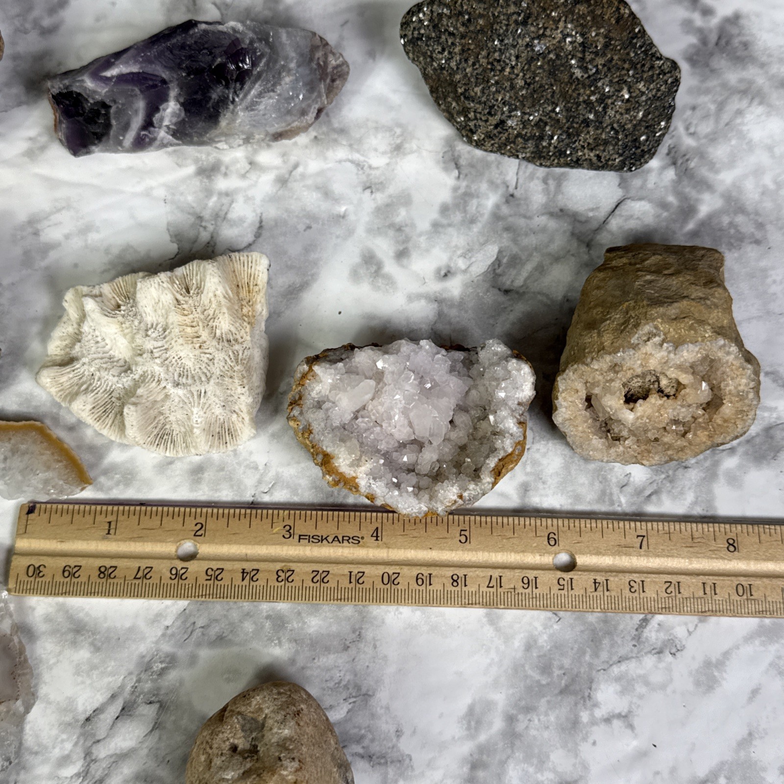 Lot Of Large Crystals Collection Different Minerals #4 Over 3.5 Pounds