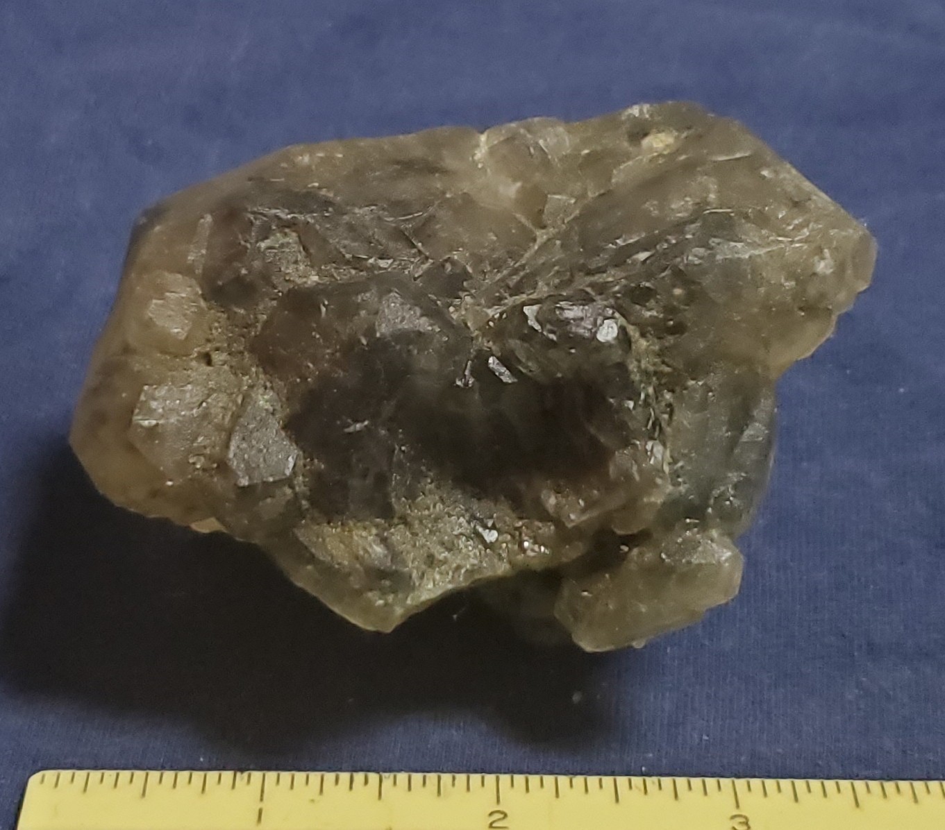 12.2 oz -Hanksite Crystal — Searles Lake, CA — 3 3/4 inch x 3 inch