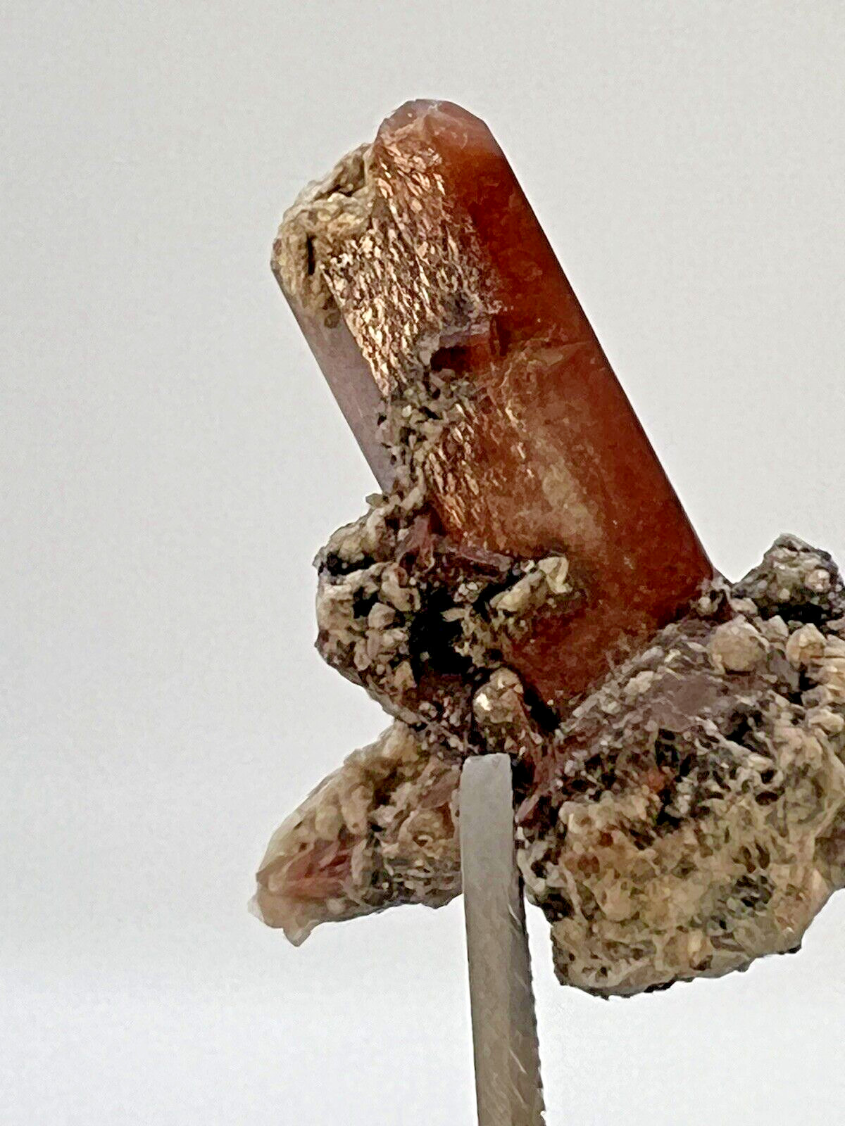 Brown Topaz – Tepetate, Villa de Arriaga, San Luis Potosí, Mexico 13.9 Cts