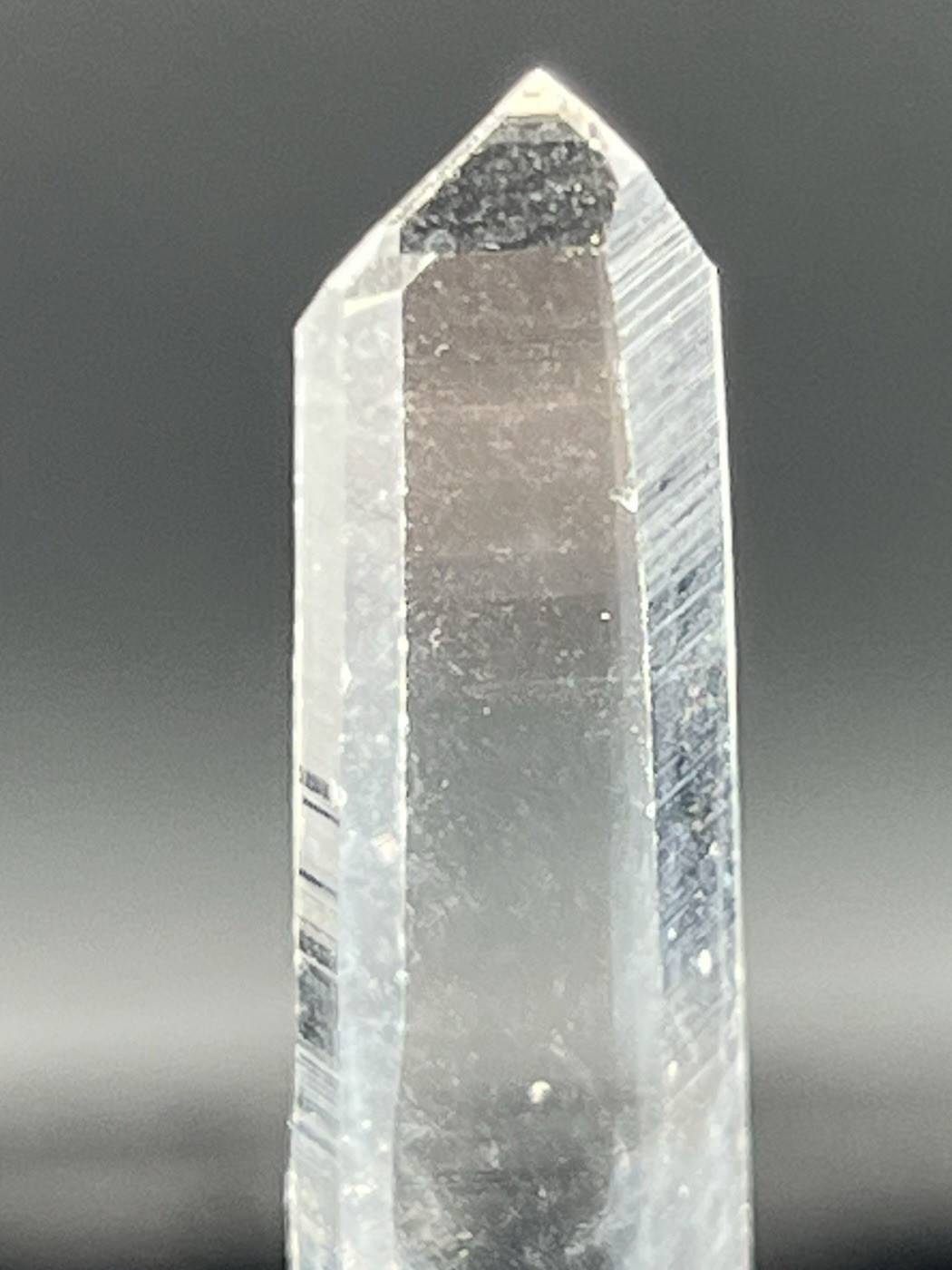 Natural Blue Smoke Quartz Crystal – Santander Province, Columbia 4.7 g 57 mm
