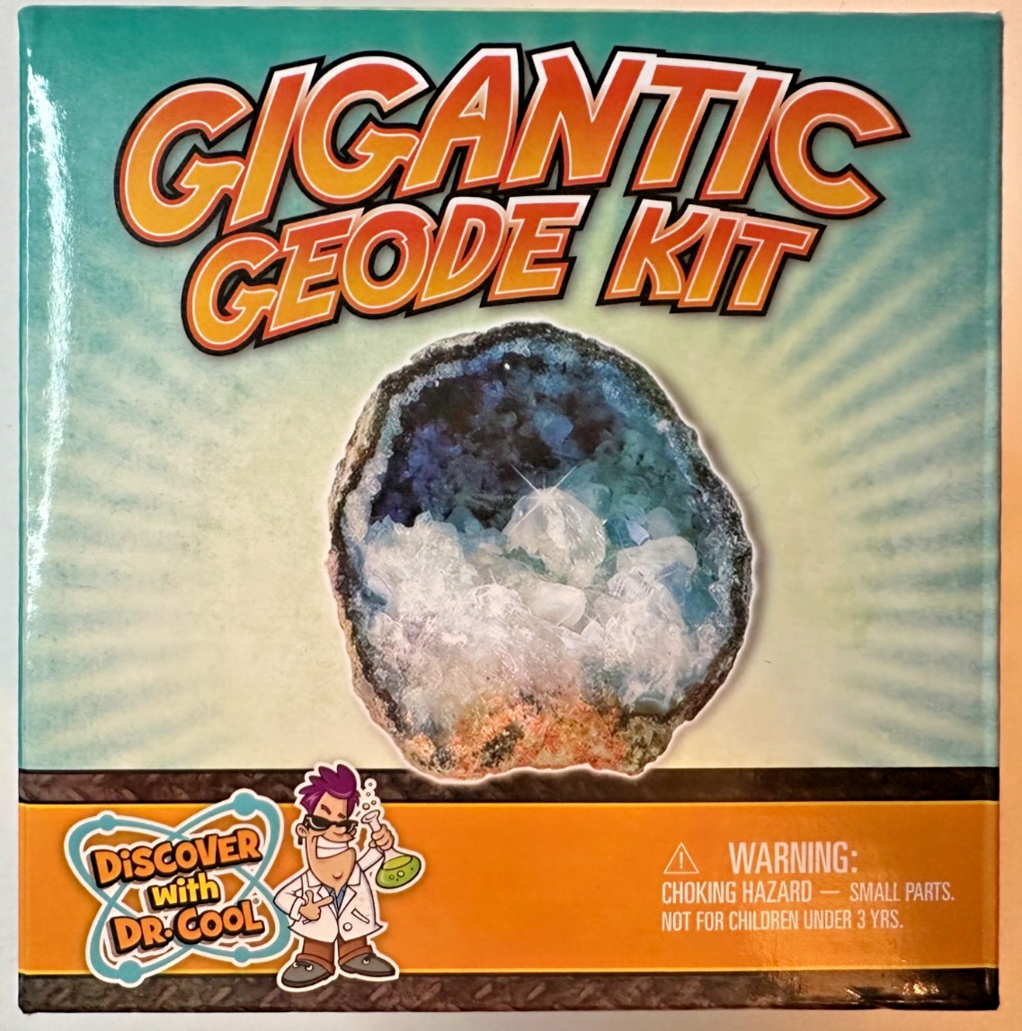 Gigantic Geode Kit Find Crystal Treasure Discover with Dr. Cool | BRAND NEW