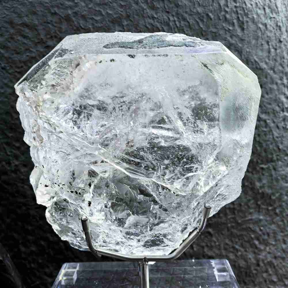 22lb Top Natural Clear Quartz Crystal Himalaya Raw Specimen reiki Decor +stand