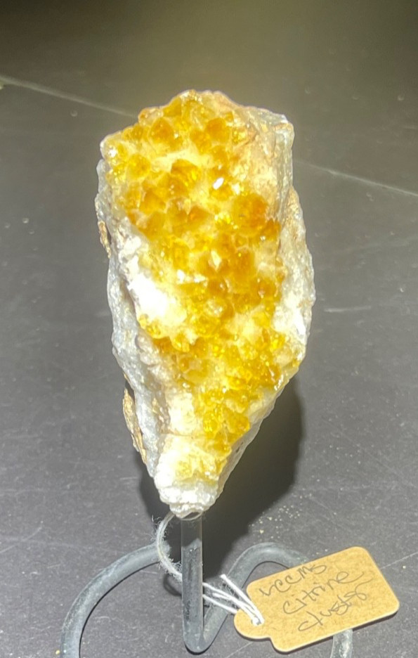 Raw Natural CITRINE CLUSTER Rock Crystal