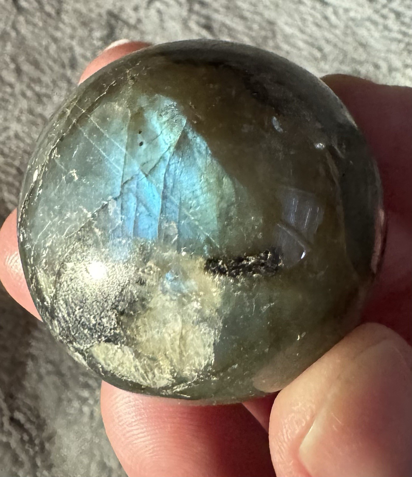 30mm Nice Labradorite Quartz Sphere Crystal Ball Sphere