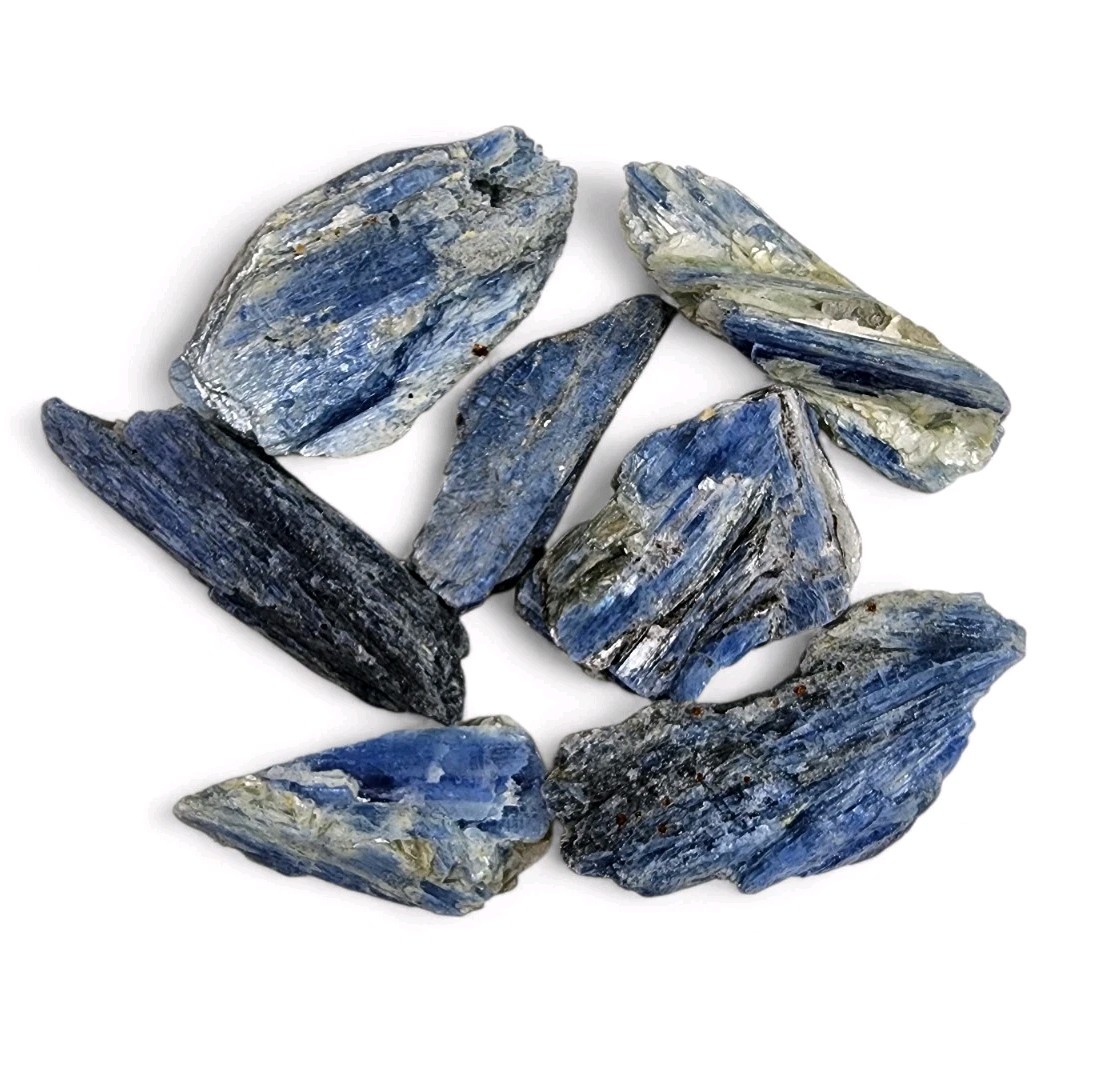 Blue Kyanite Crystal Pieces Brazil 136.1 grams