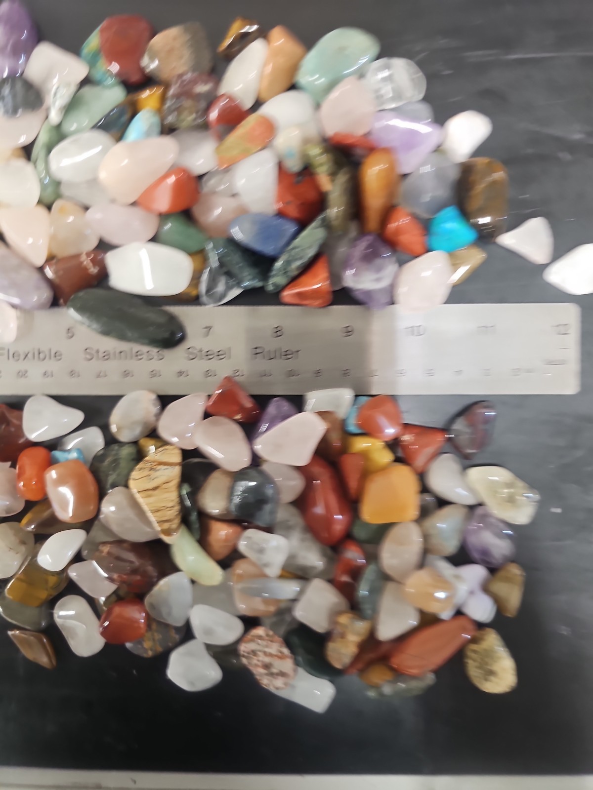 2 lb Wholesale Bulk Lot Assorted Mixed Tumbled Stones 1/2″ to 1-1/4″ Crystals