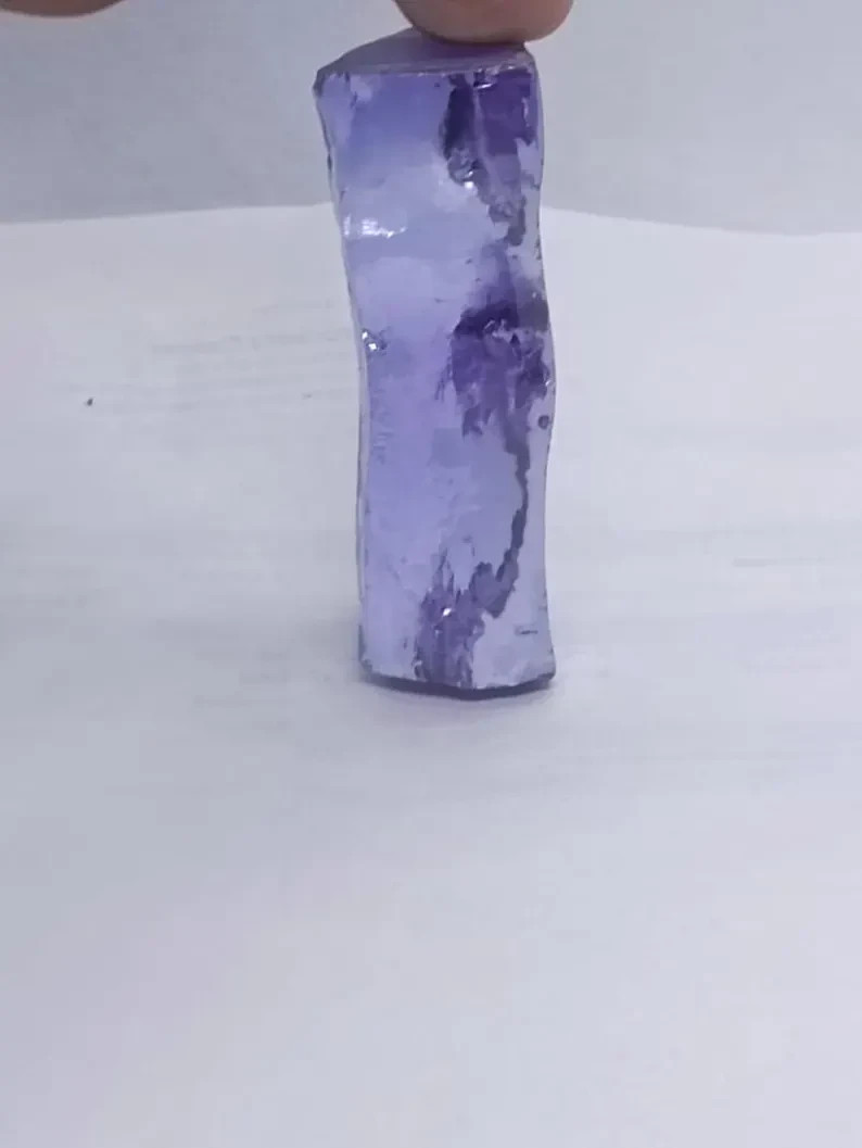 400–450 ct Purple Zircon Natural Crystal | Large Raw Stone | Meditation Reiki