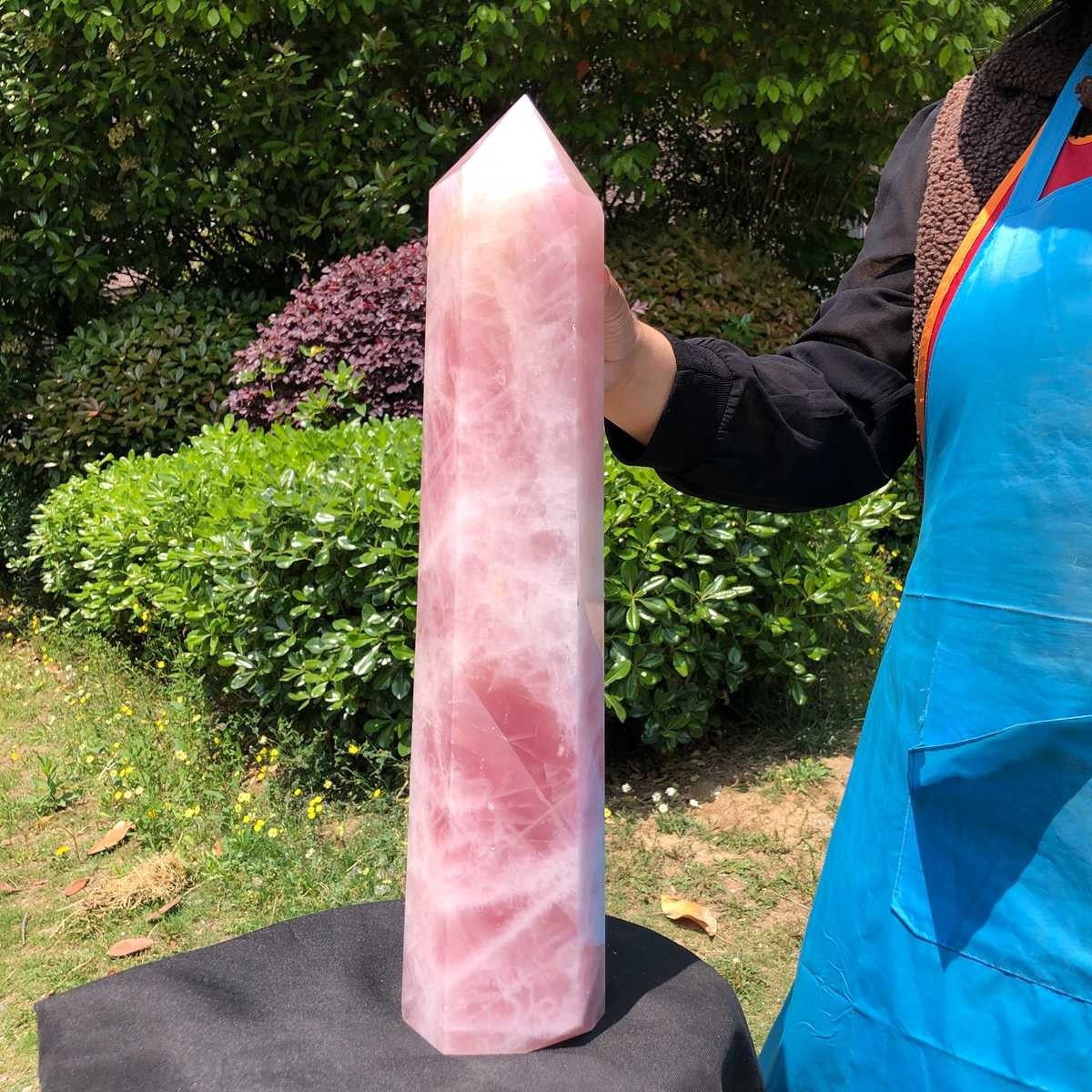 14.52LB Natural Powder Crystal Pillars Mineral Specimens Obelisk Healing 5051