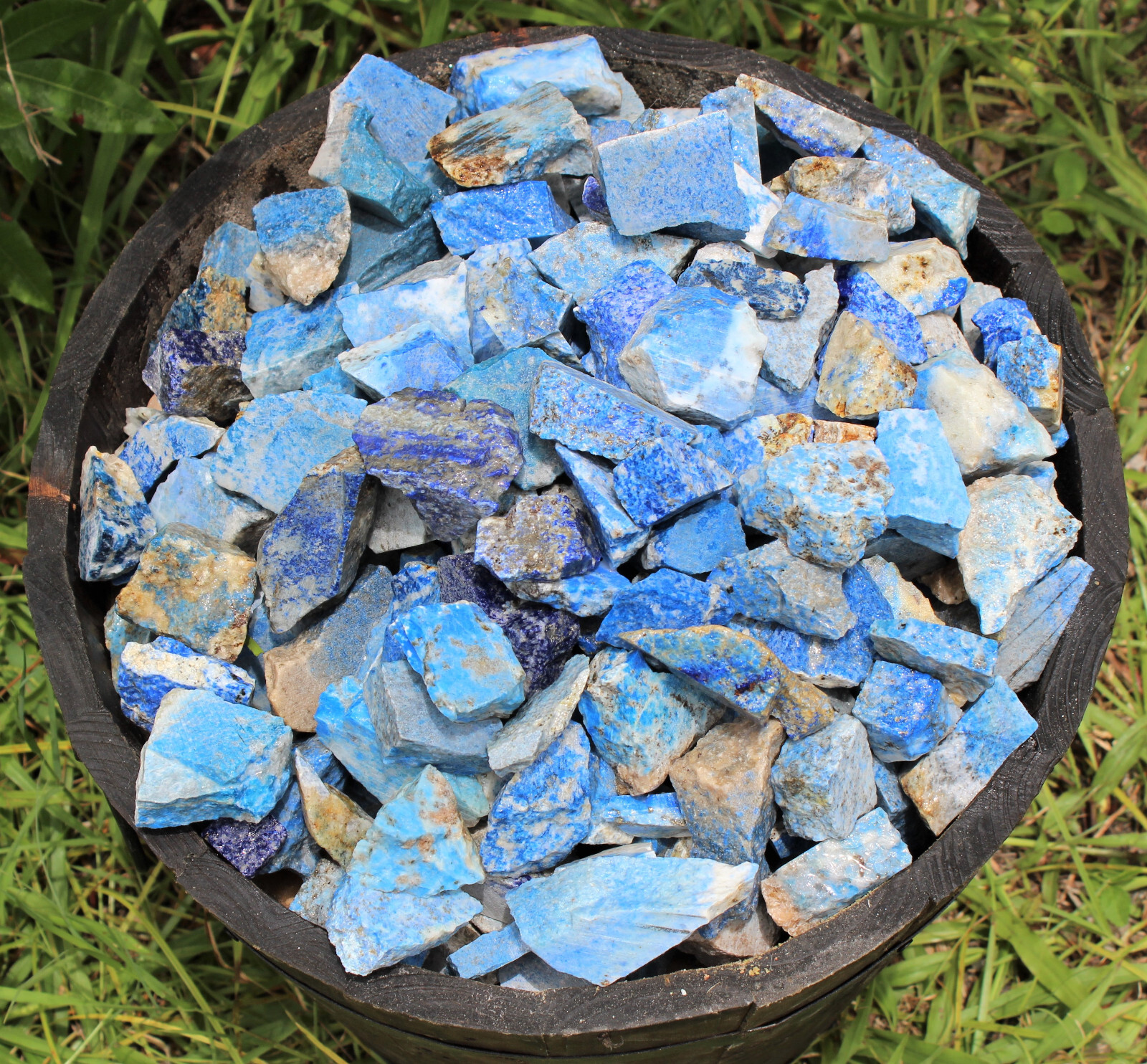 LARGE Rough Lapis Lazuli Chunks, 2″ – 3″ (Blue Raw Crystal Gemstone Specimen)