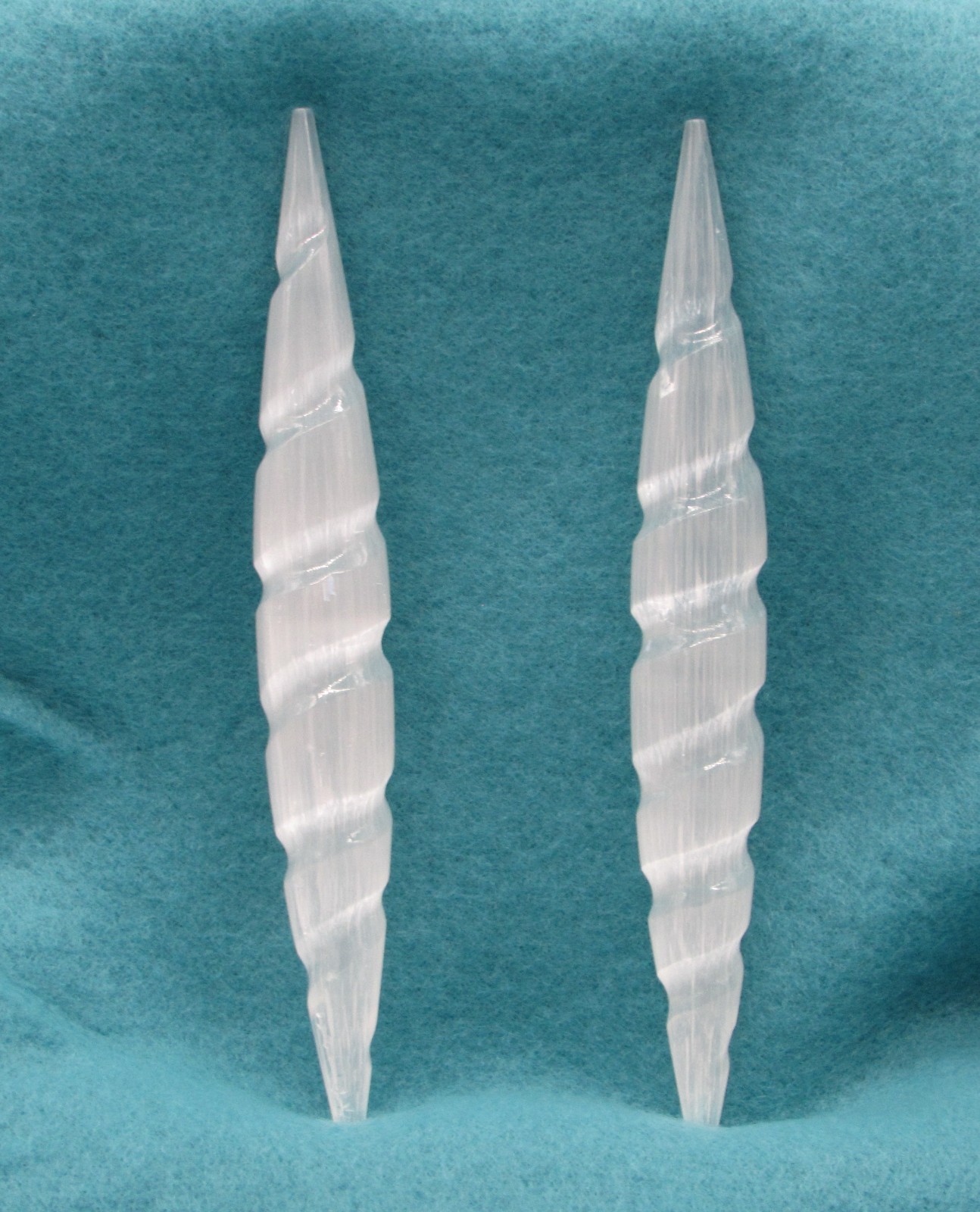 Selenite Spiral Wand