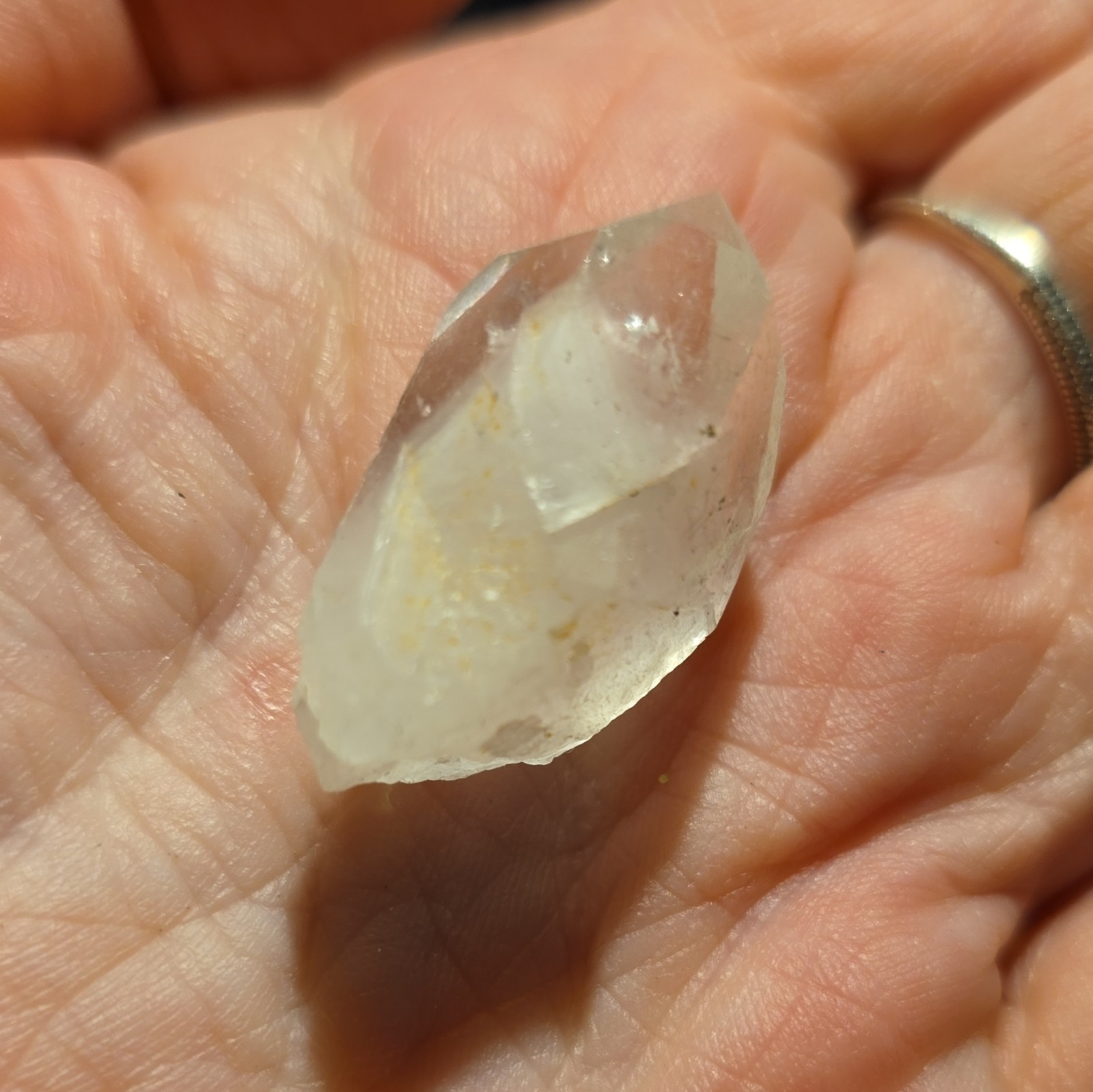 Clear White Quartz Natural Point Crystal Point Specimen