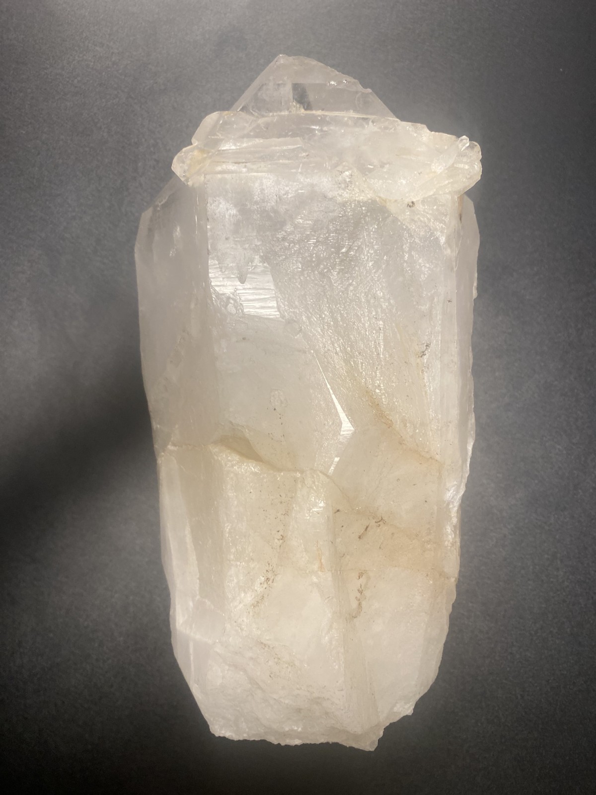 LARGE 15 lb Pound Natural Quartz Crystal – Solid 9″ Long Chunk – NOT A CLUSTER