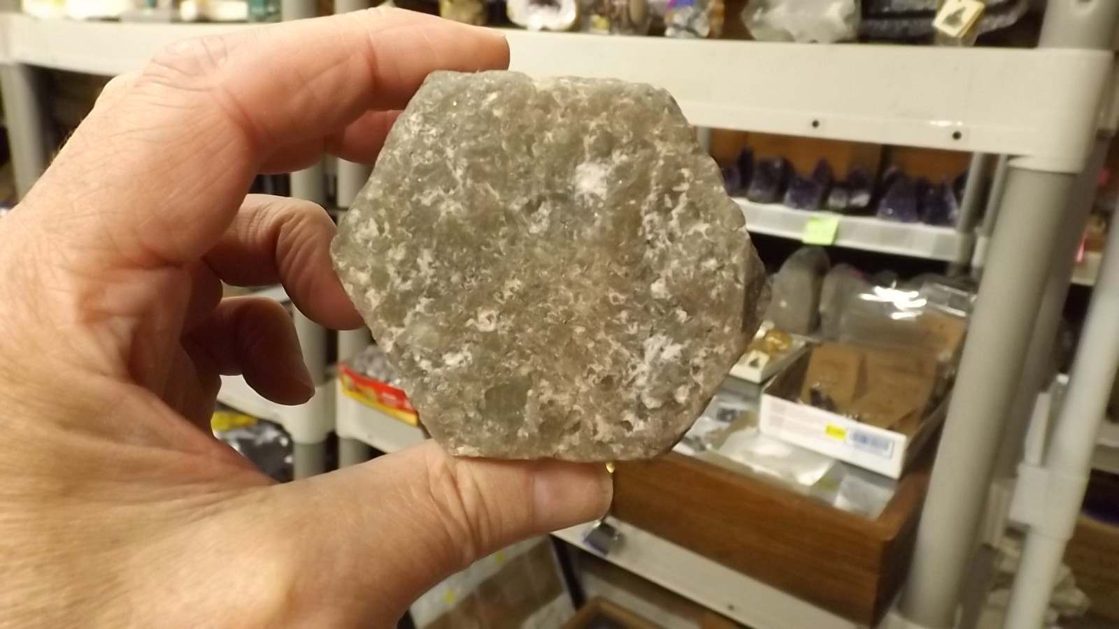 1 POUND : White Hexagonal Large Sapphire Rough Corundum Crystal