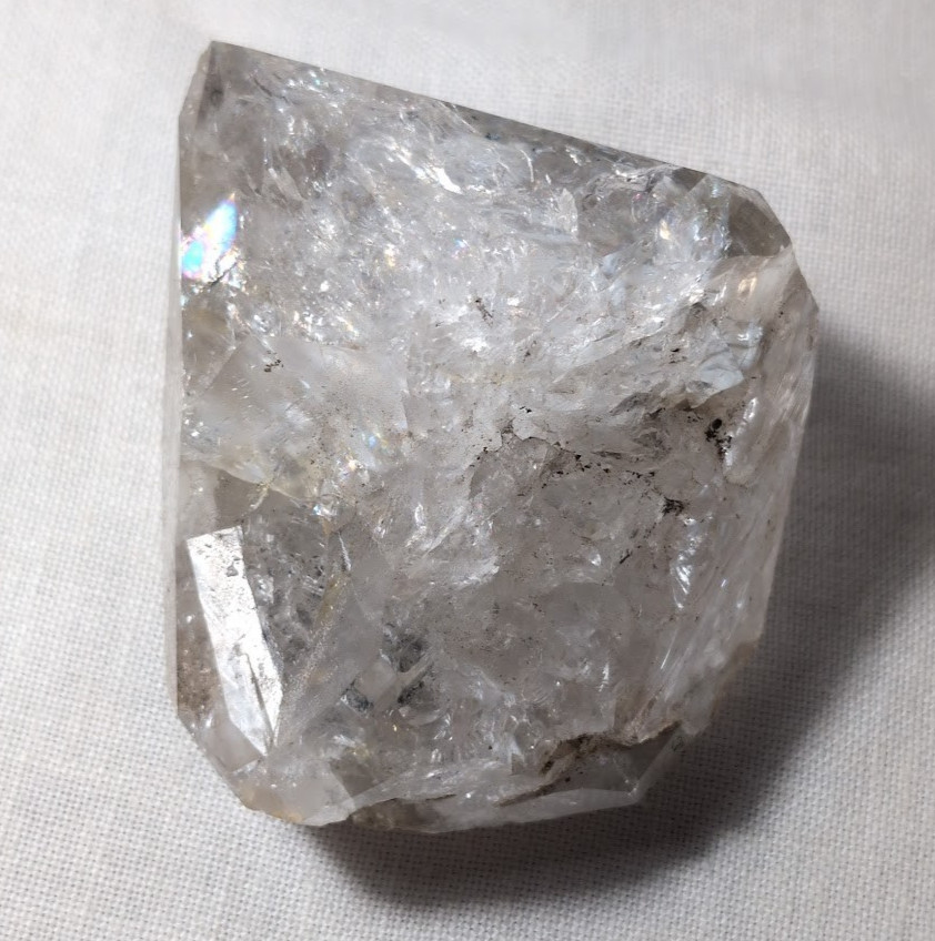 Medium Herkimer Diamond Quartz Crystal Point 3.5″ 15 oz Fonda NY