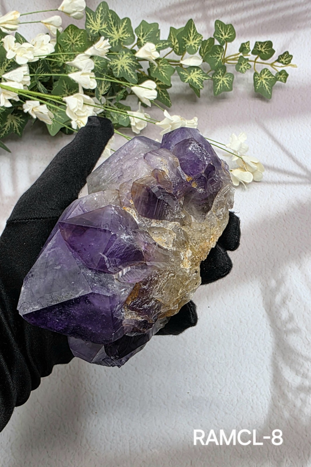 Enchanting 2lb+ Raw Amethyst Cluster – Deep Purple Crystals Formed Over Millions