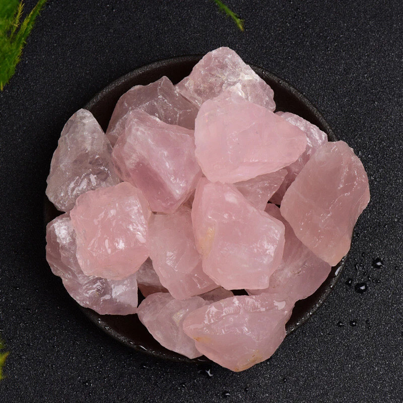 3-5cm Rose Quartz Raw Rough Stone Chunks Healing Reiki Energy Crystal Gifts 1PCS