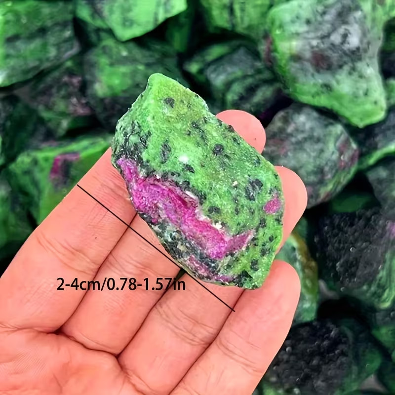 Raw Ruby Zoisite Stone, Natural Unpolished Mineral Specimen, Holiday Gifts
