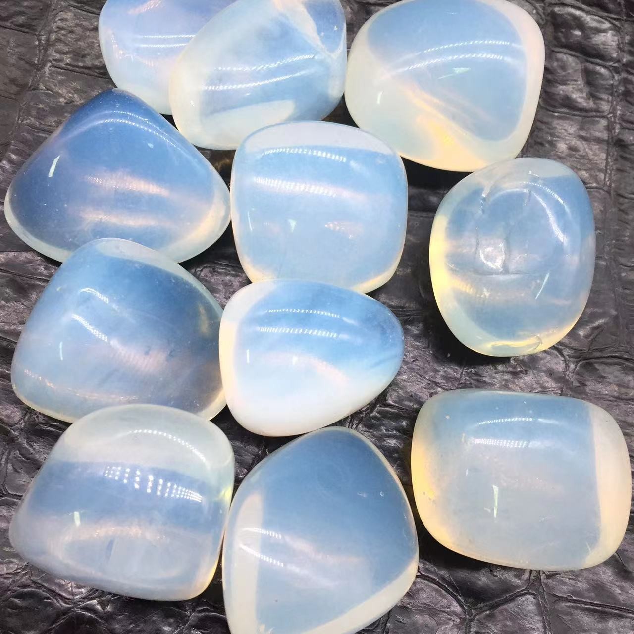 Natural Opalite Quartz Crystal Tumbled Stone Healing Decoration Specimen 100g