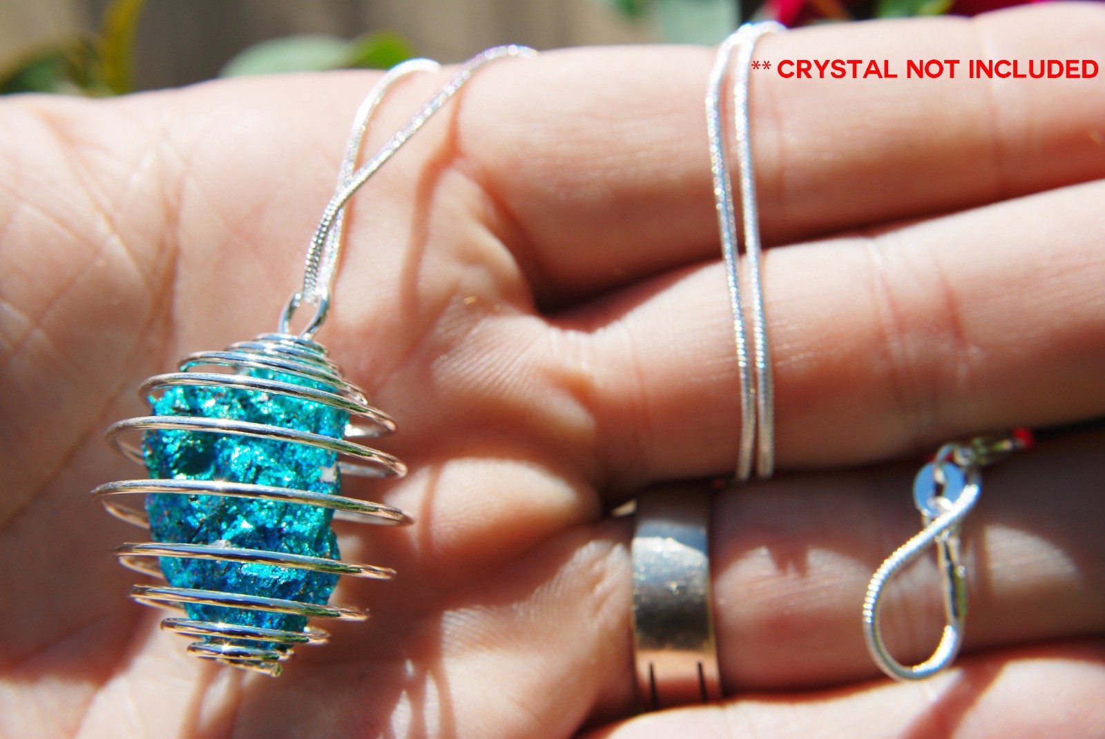 [6] Perfect Pendants™ “Do It Yourself” Crystal Energy Pendants + 20″ Chains