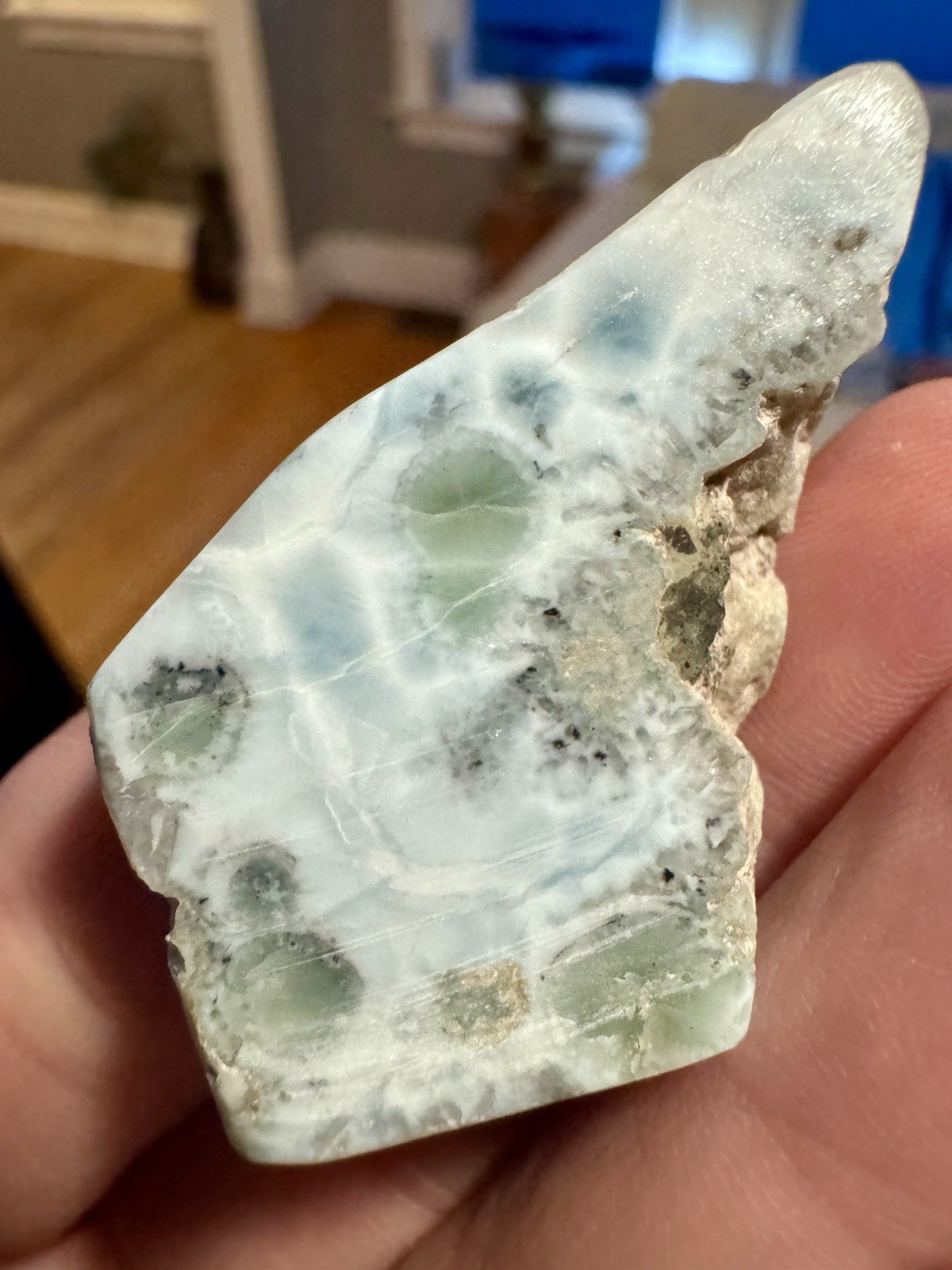 Beautiful Dominican Republic Larimar 17 Grams.