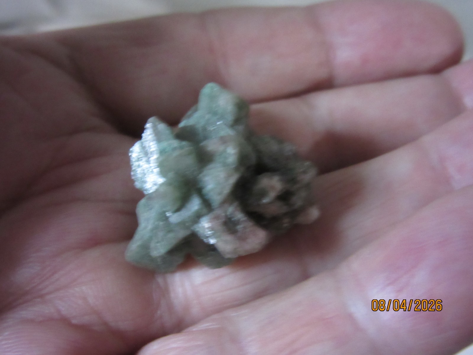 Green Heulandite Mineral 1.0″ Cluster Collectible GHMCC-1