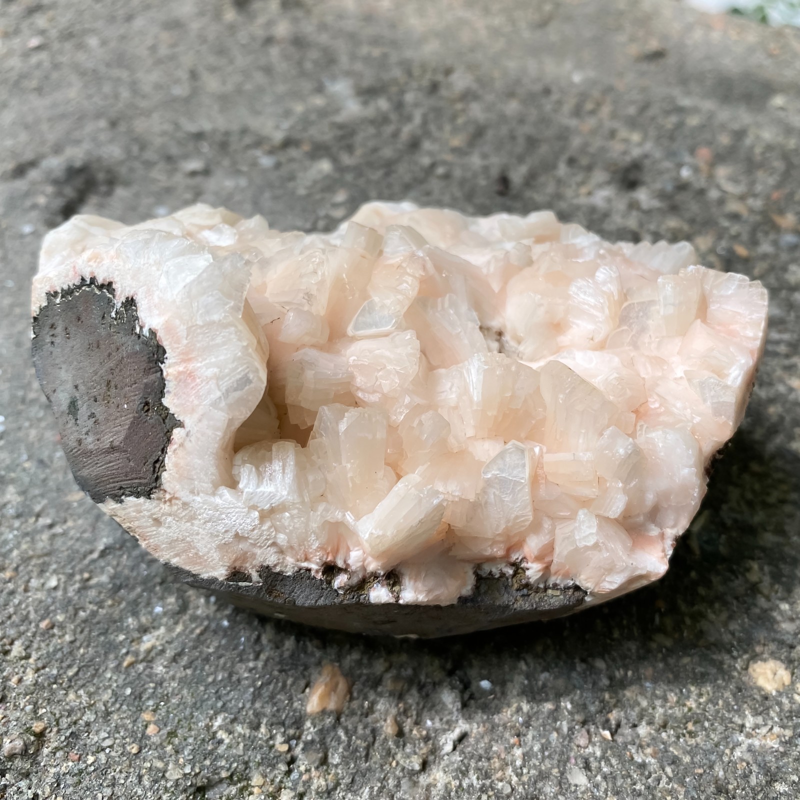 Natural Apophyllite Stilbite Minerals Meditation Specimen 0.7lbs from India