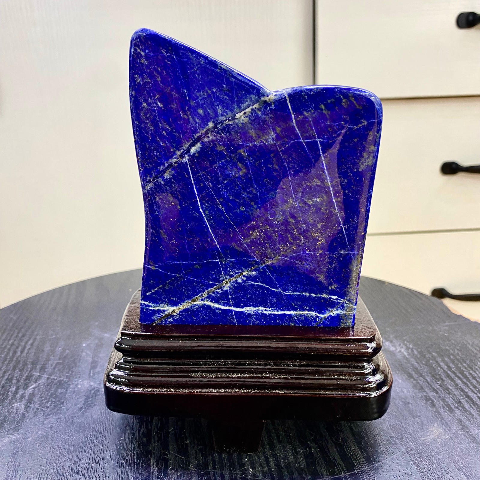 3.3LB Natural Boutique Lapis Lazuli Quartz Crystal Mineral Specimen Decorative