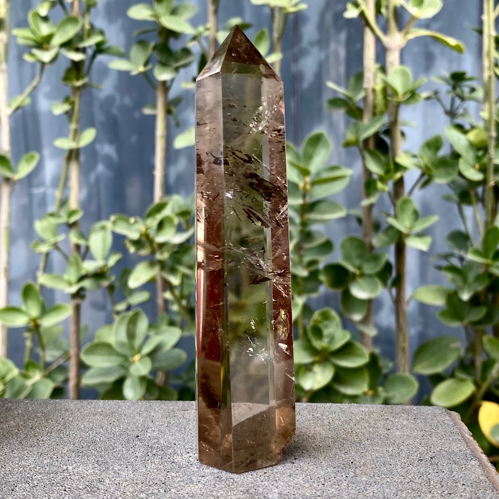 148G Natural White crystal pillar quartz crystal reiki healing