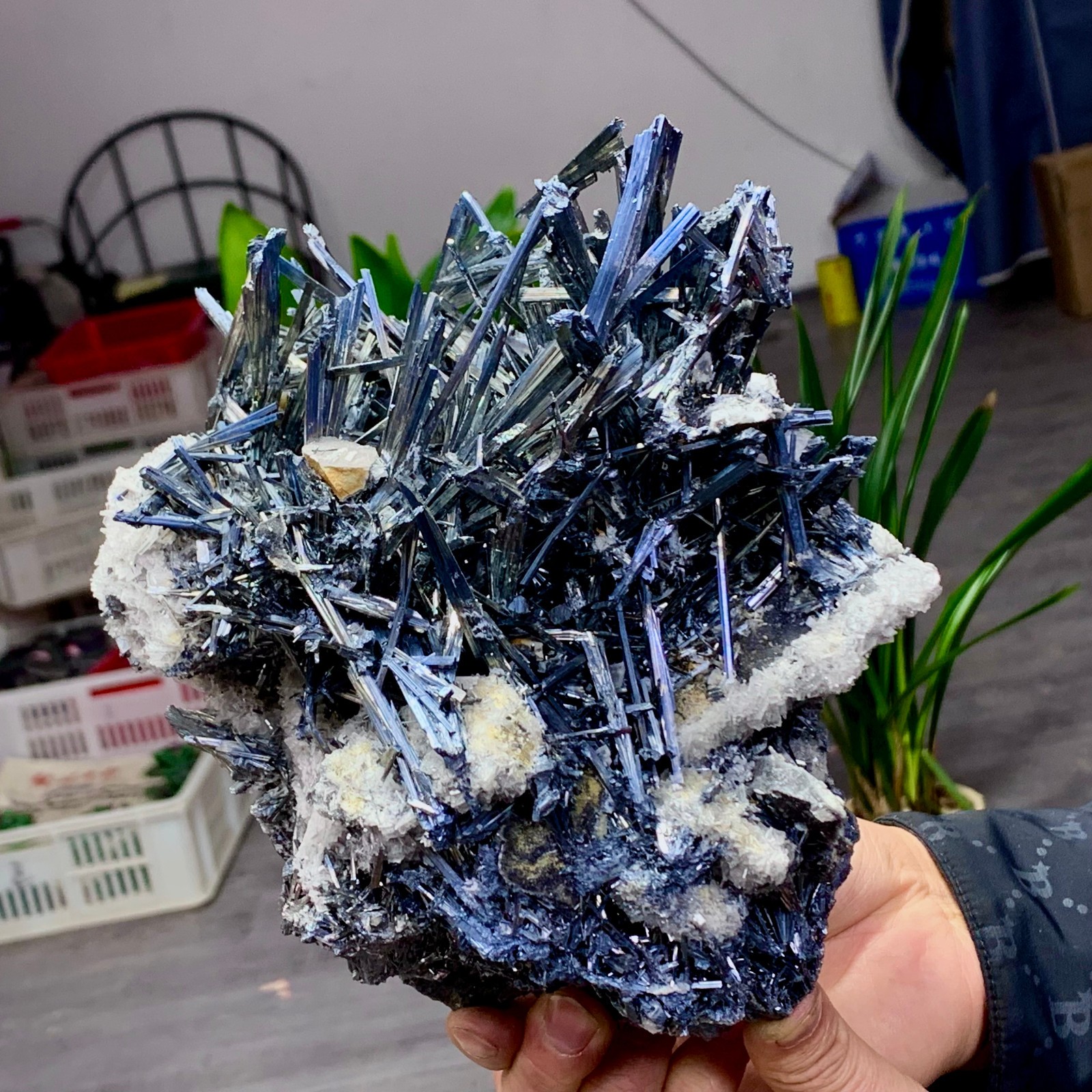 4.76LB Natural Stibnite from Wuling antimony mine, Qingjiang, Jiangxi, China