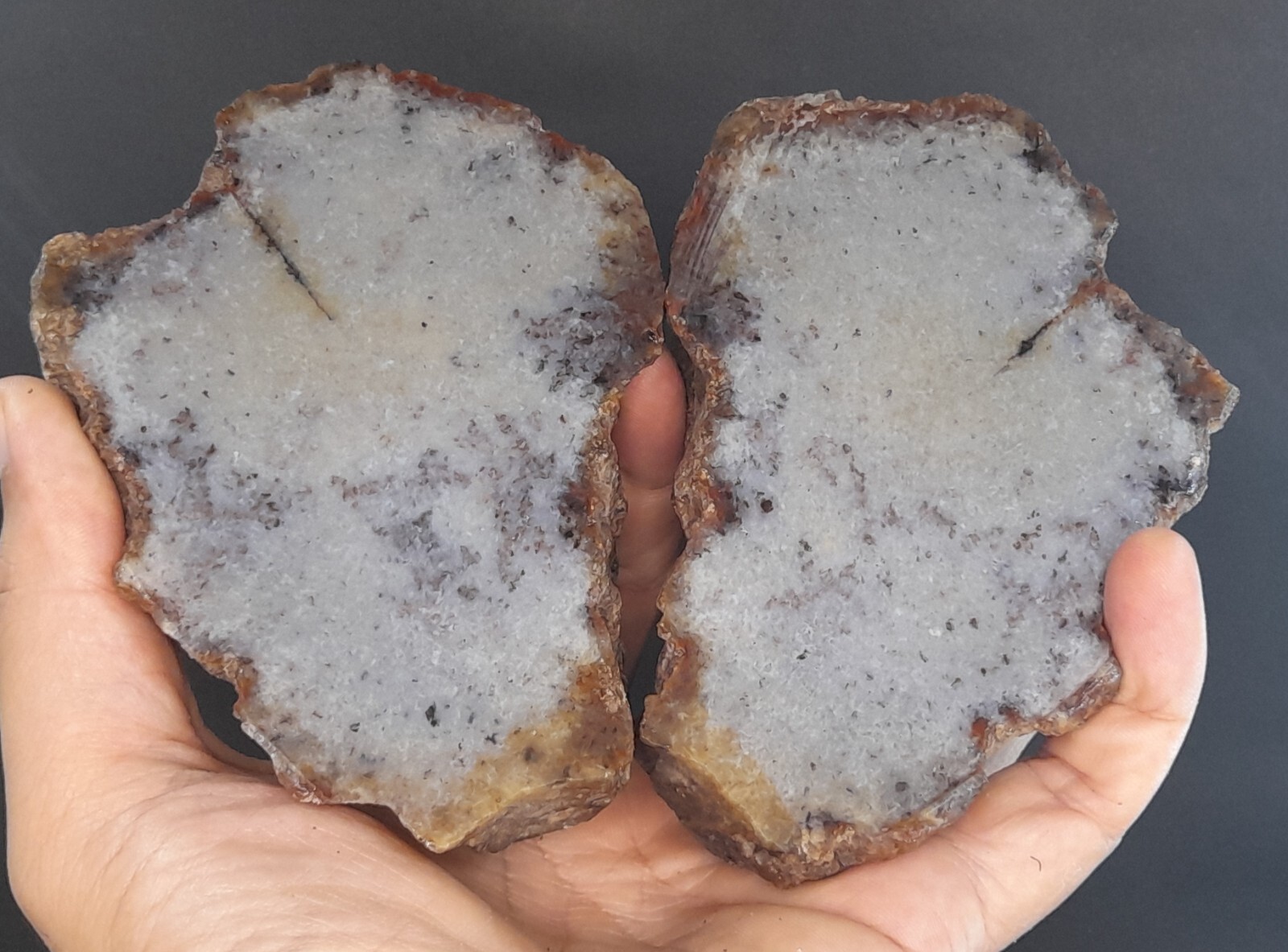 1000g/2.21 lb turkish core agate stone rough, customs duty included