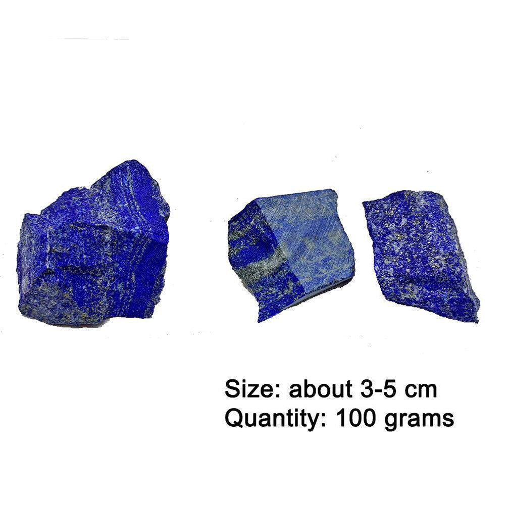 100g Natural Afghanistan Raw Lapis lazuli Crystal Rough Gemstone Mineral Stone