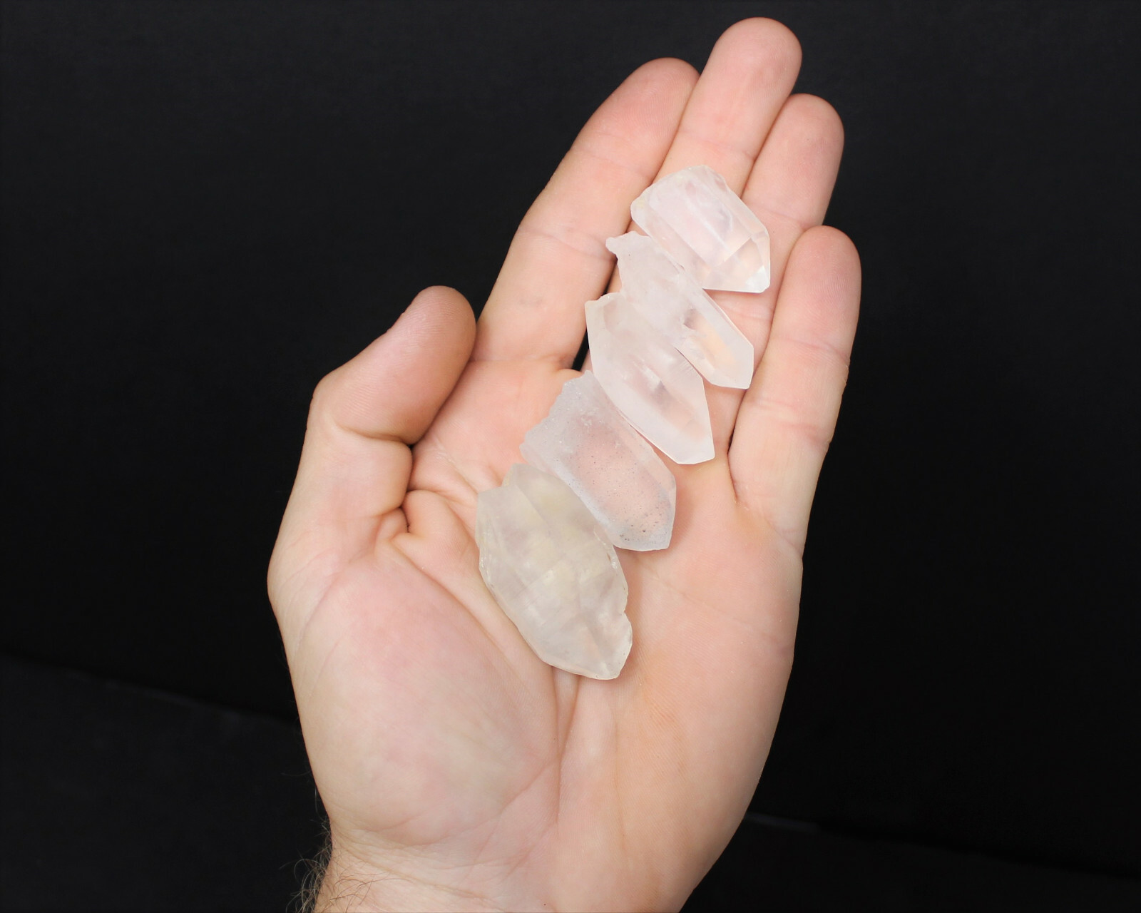 Natural Lemurian Quartz Crystal Points Bulk Lots (Lemurian Seed Crystal Points)