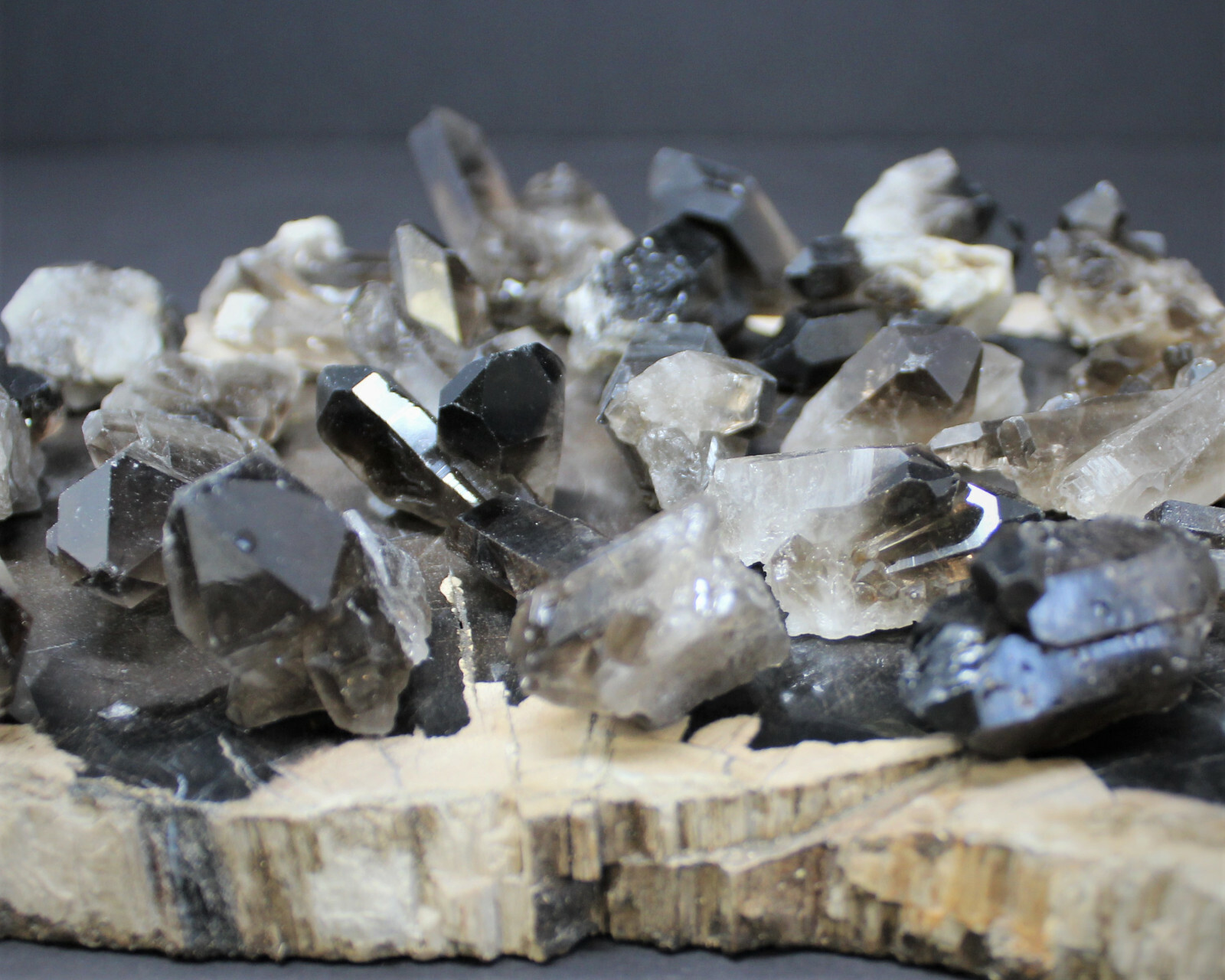 Mini Smoky Quartz Crystal Clusters, Points and Pieces (Wholesale Bulk Crystals)