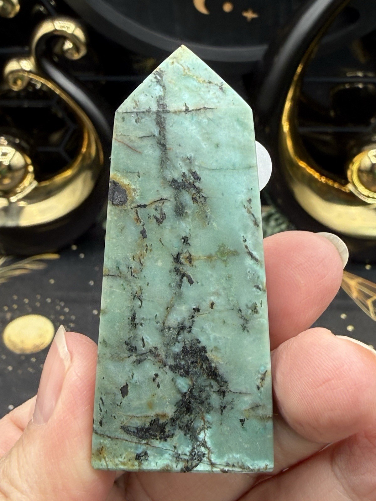 Natural African Turquoise small/mini Points Free shipping