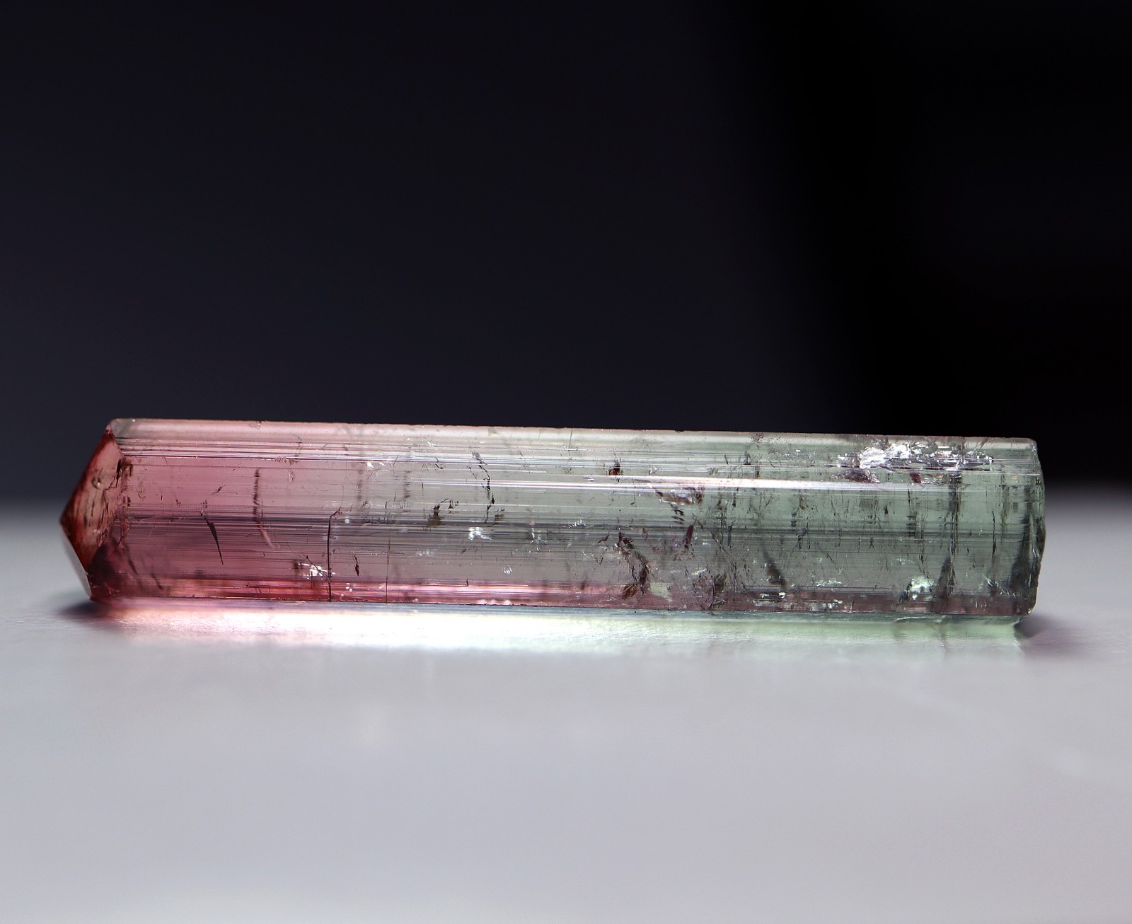 Gem Tourmaline DT. Cruzeiro Mine, Brazil. Dr. Stephen Smale collection 1985