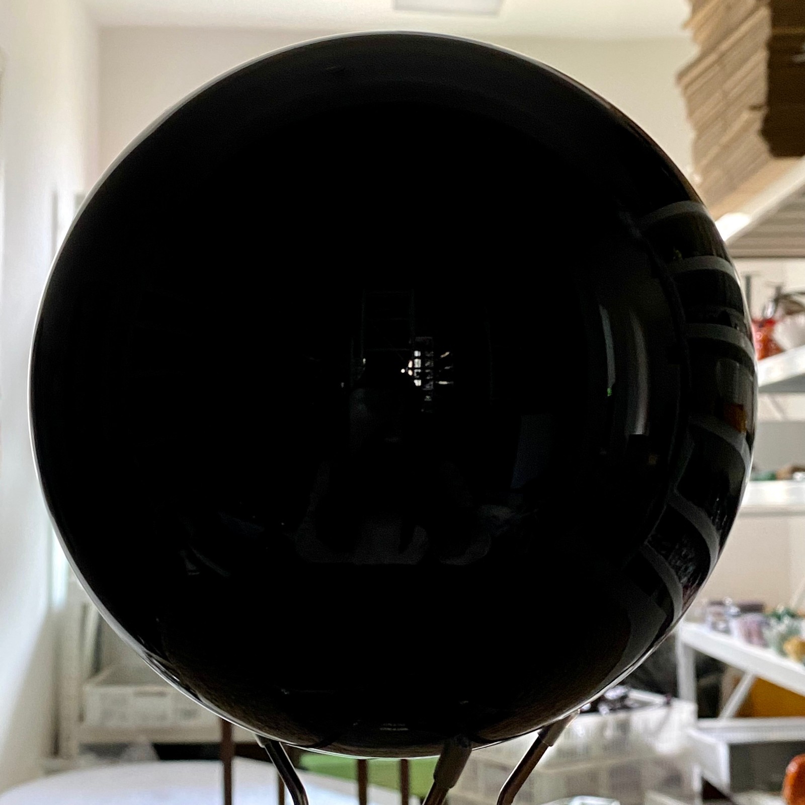11.9 lb Natural Obsidian Crystal Ball Polished Sphere Psychic Reading