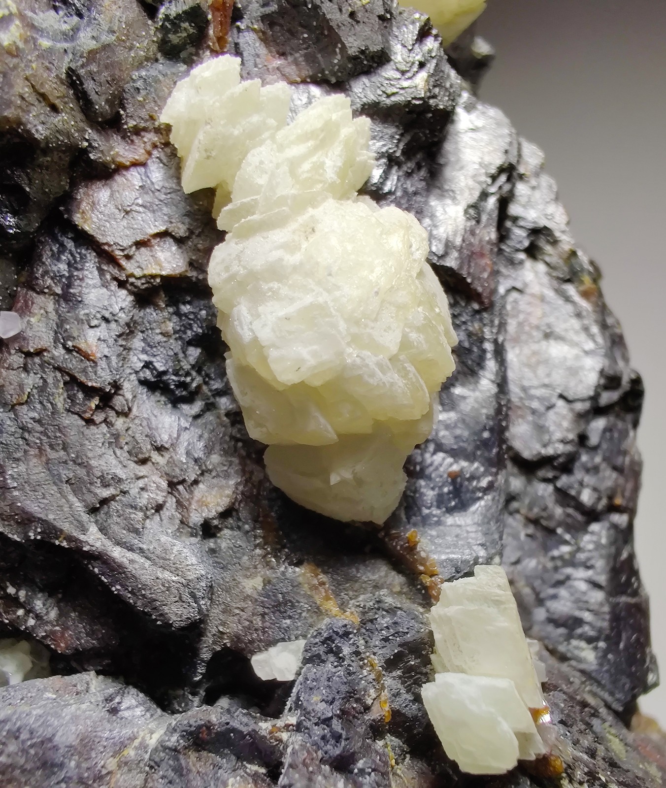 Sphalerite with Fluorite, Witherite, etc. UV. Cave in Rock, Illinois. 2.5 lbs.