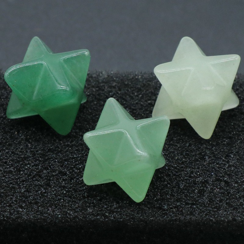 Natural Crystal Merkaba Star Sacred Geometry Healing Crystal Meditation Reik