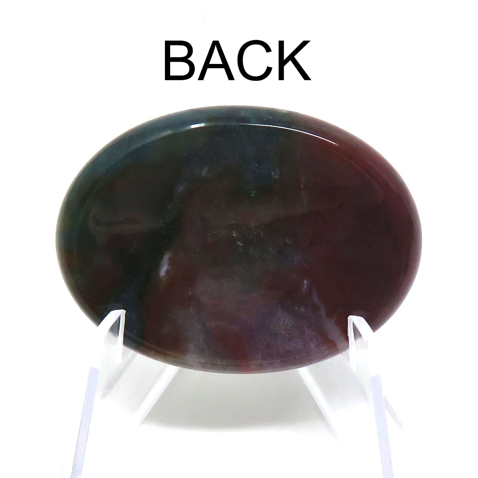 Indian Agate Worry Stone #1341 – 40mm x 30mm or 1.5″ x 1″ – 6mm Thick – Pocket