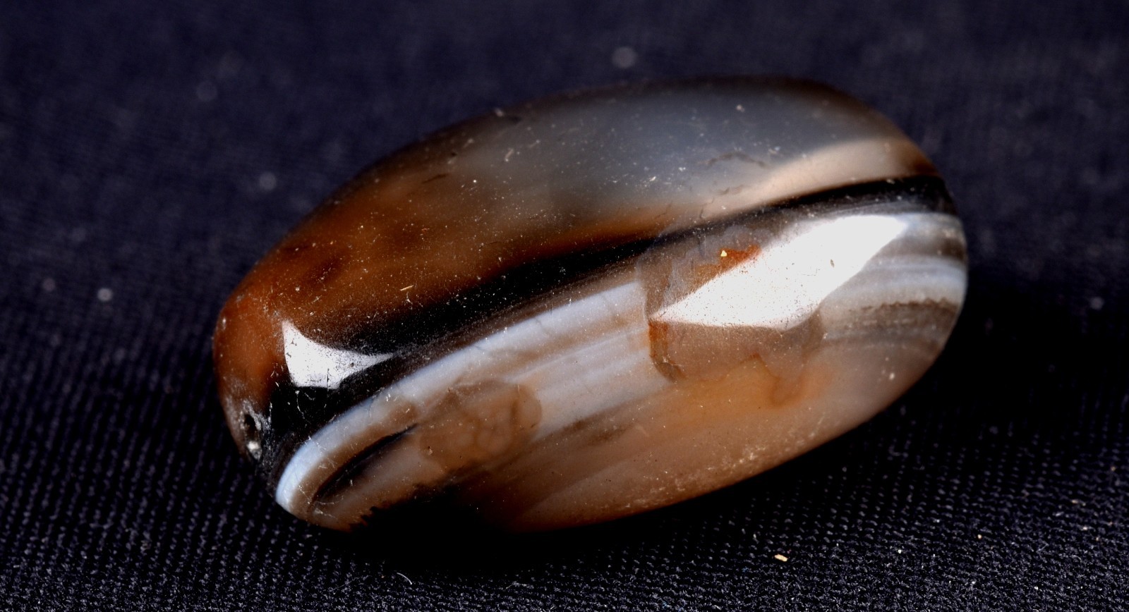 Mystic old sulemani dzi/bhaisajyaguru/ evil eye shaman eye of horus bead#8057
