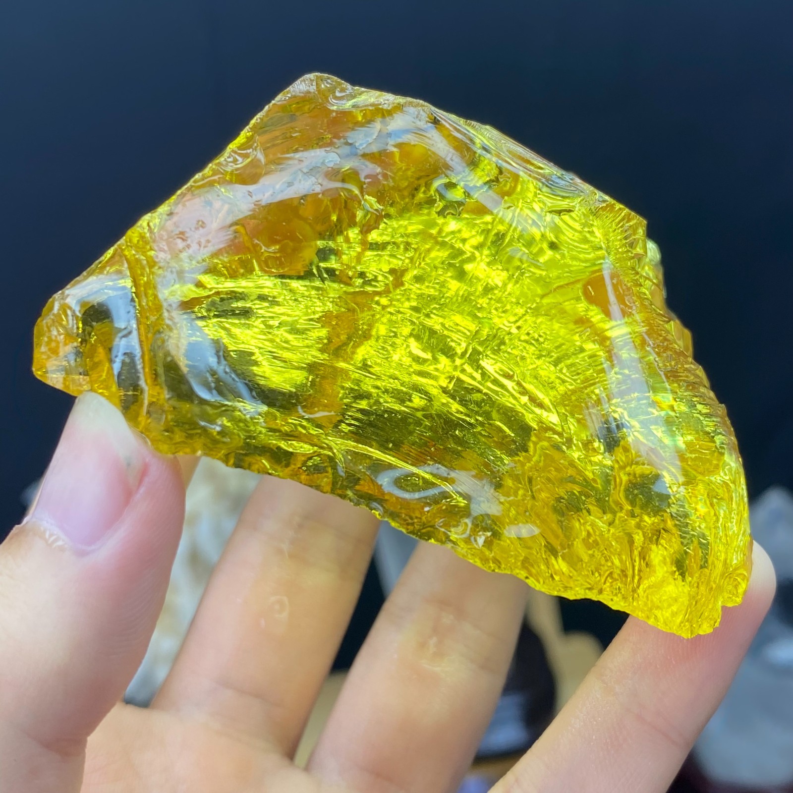 183g ANDARA triple vortex energy monatomic crystal Reiki specimen H47