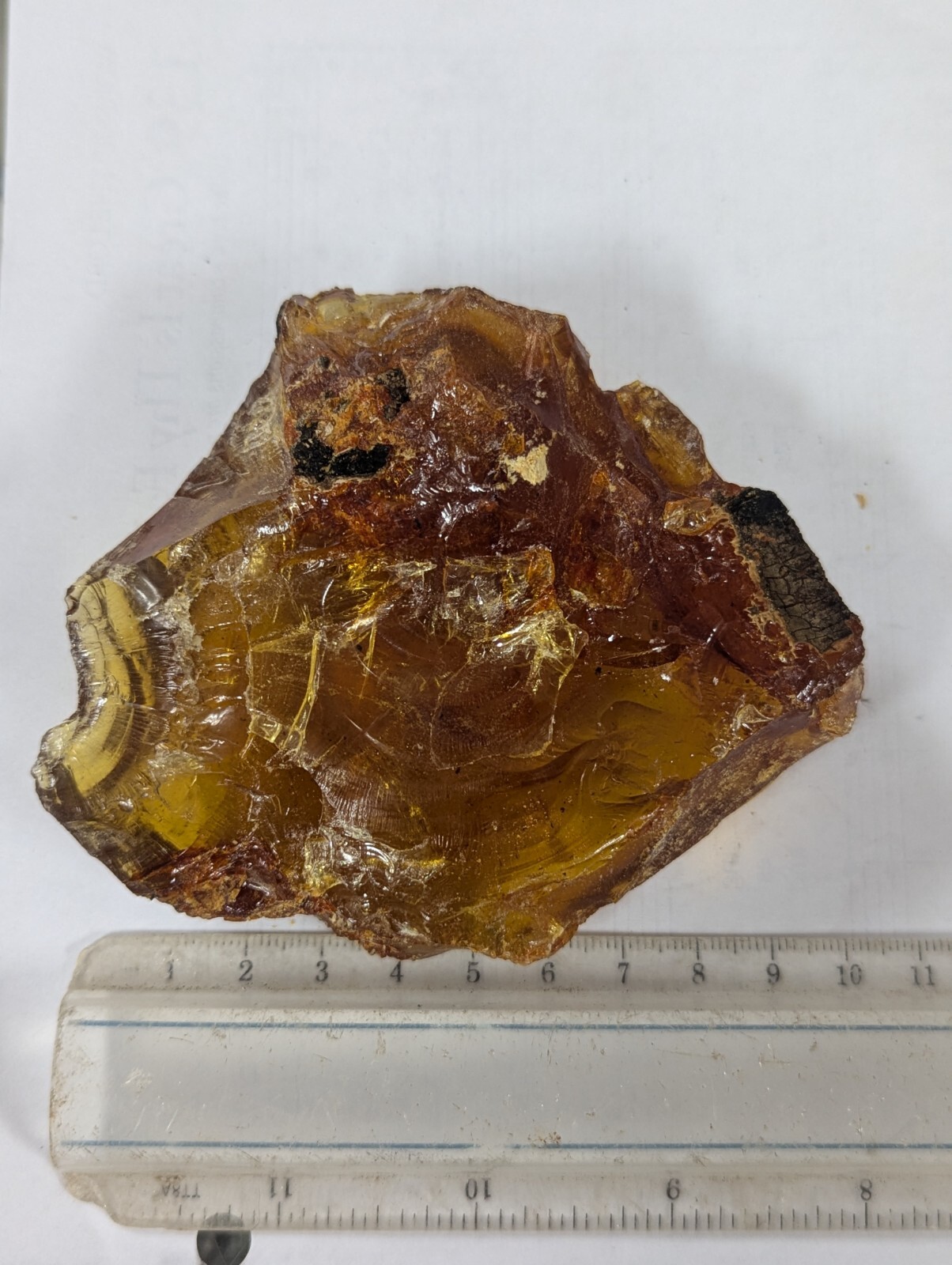 Large Copal Amber Crystal Cluster Specimen From North Florida FL