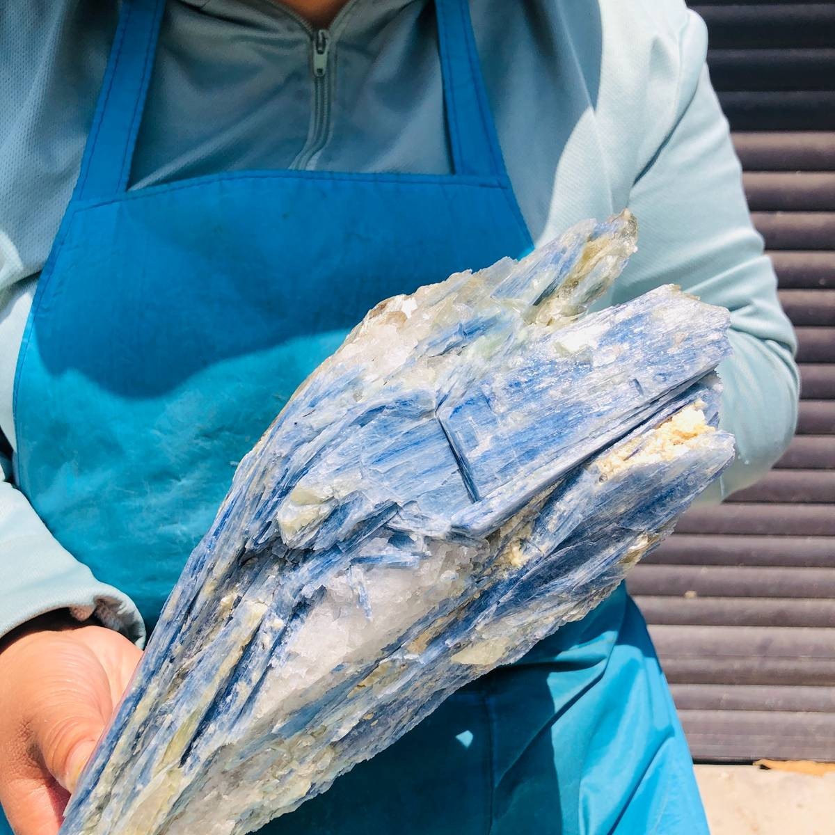 6.53LB Natural Blue Crystal Mineral Standard Rough Healing Specimen 5292