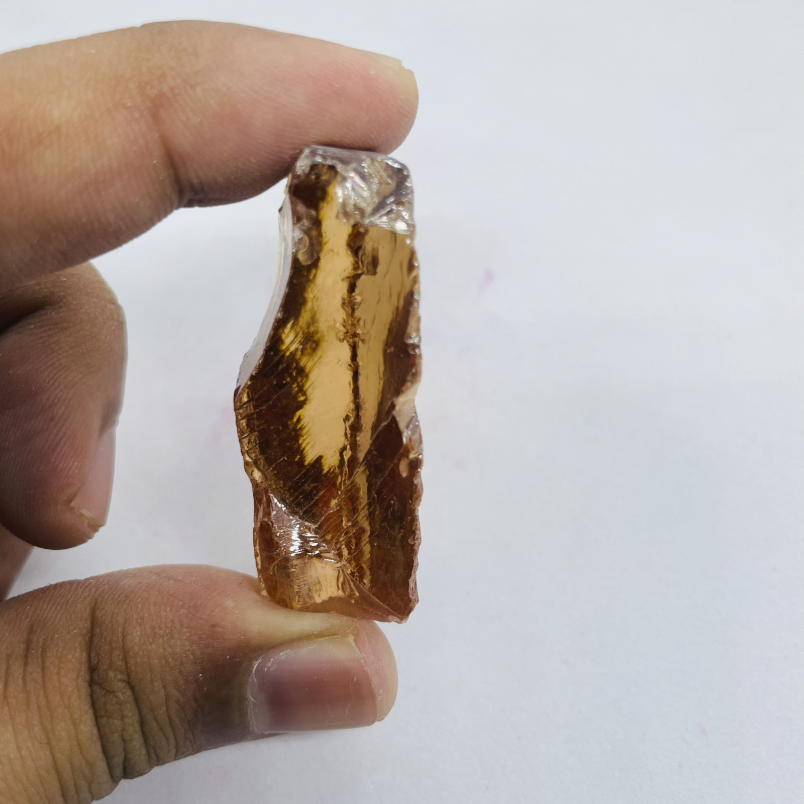 Untreated Natural Orange Zircon Rough Stone 300-400ct| Healing Raw Crystal
