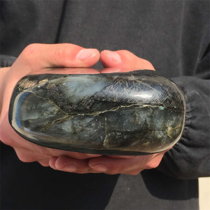 1.69kg Natural Labradorite Quartz Crystal Spectrolite Mineral Reiki healing
