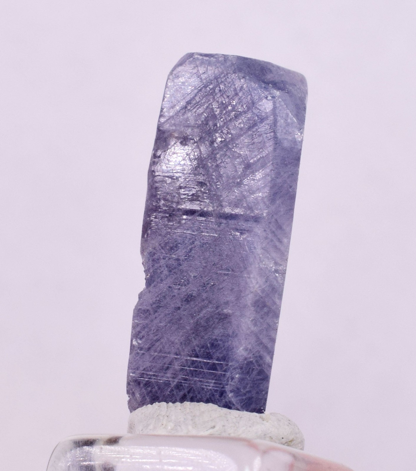 12.5cts SAPPHIRE CRYSTAL NATURAL ROUGH BLUE TANZANIA MINERAL SPECIMEN TB198