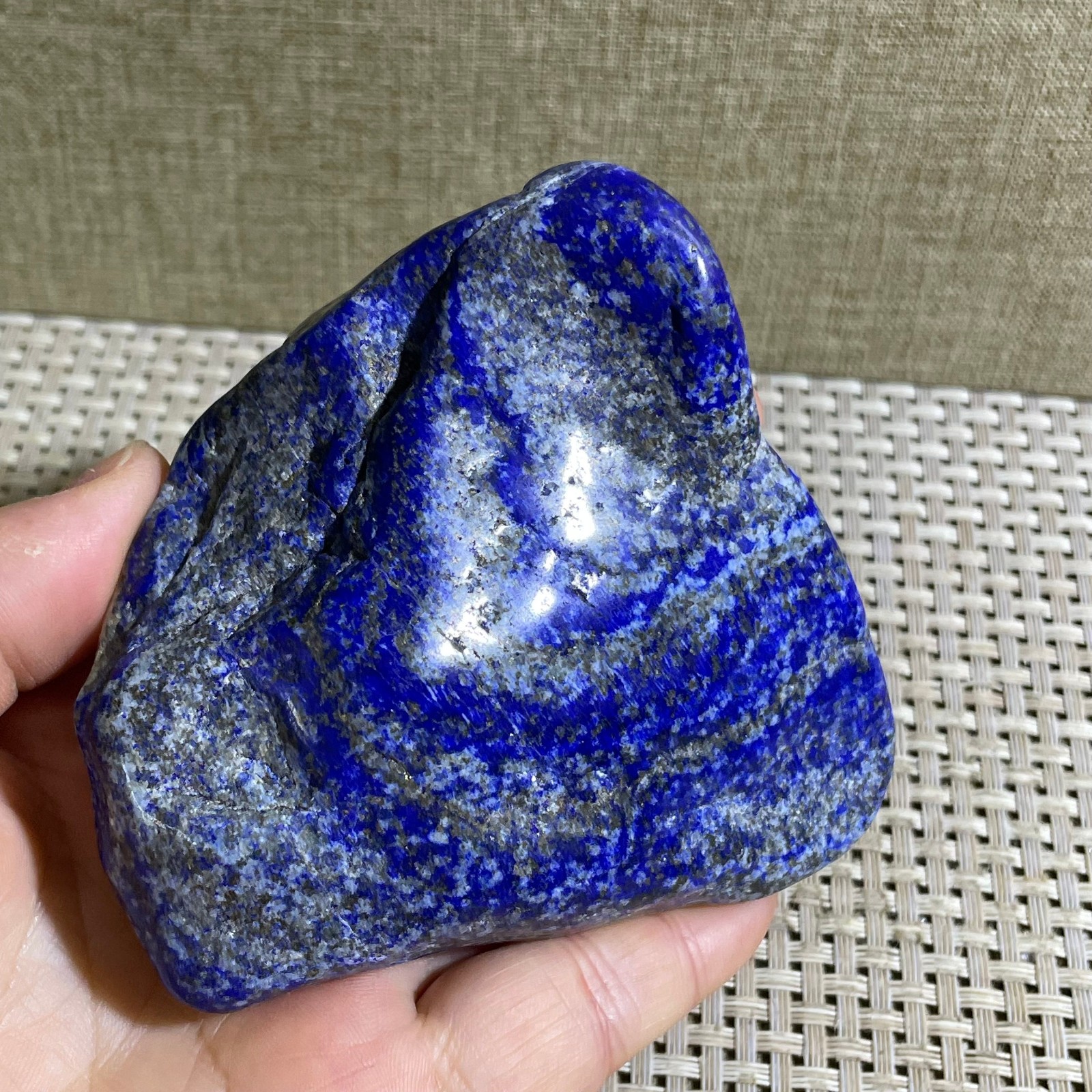 Lapis Lazuli Freeform Polished Rough Tumble Healing Crystal Specimen Ston 303g