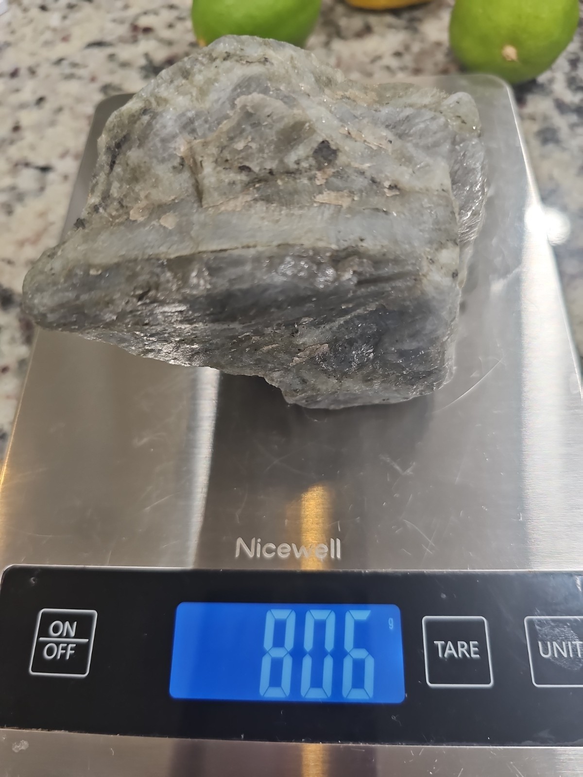 806g Rough Natural Labradorite Raw Mineral Specimen